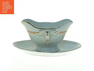 Sauceskål med underskål (str. 25 x 15 x 12 cm)