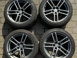 Alufælge med Michelin vinterdæk 235/45 R18