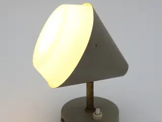 Italiensk væglampe fra 1950'erne med Opaline glas