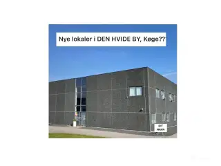 Hvide by i Køge.  Showroom. Kontor. Lager. Detailsalg.....