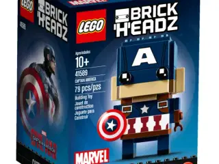 Lego Brickheadz, 41589 Capt. America, ny og uåbnet