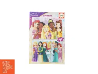 Disney prinsesse puslespil 2-pak fra Educa (str. 100 brikker)