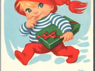 Illa - Glædelig Jul - Stender Eneret 5109/92 - Postkort - Brugt