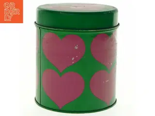 1960&#39;er dåse med hjerter Laurids Lønborg & Lena Al Eklund (str. Diameter, 13 cm h 16 cm)