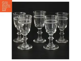 Snapseglas sæt, 5 stk (str. 5 stk Ø 4 cm længde 8,5 cm)