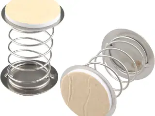 Kraftig metalfjeder med klæbepuder - 20 stk.