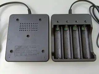 NY! Batterioplader til 18650 3.7V og 4.2V