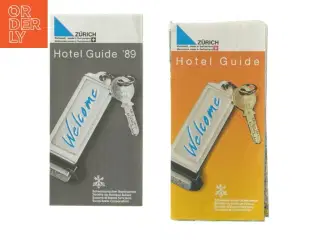 Zürich rejseguides og bykort fra 1989