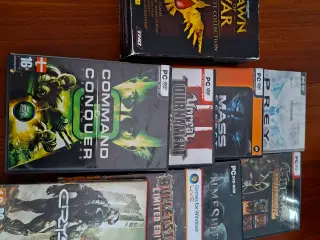 XBOX 360 spil + PC og XBOX spil med HALO collector