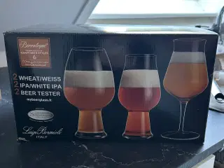 6x Birrateque ølglas