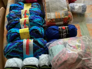 6,5 kg blandet strikkegarn