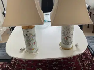 2.stk. Kinesiske bordlamper