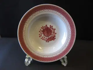 Trankebar Rød - Tallerken Dyb 23 cm.