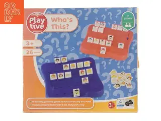 Gæt hvem spil fra Play Tive (str. 31,5x28,5 cm)