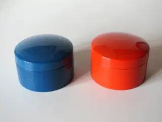Retro lakæsker med coasters