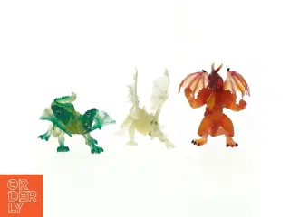 3 dragefigurer i plastik fra schleich eller Papostr. 17 x 10 cm)