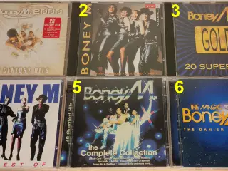 Boney M. CD'er: 6 Titler