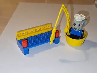 lego fabuland 3717 Mortimer mus fisker