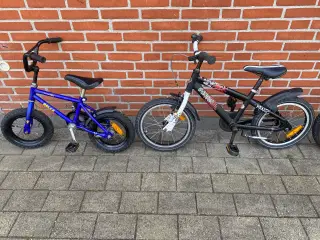 Børnecykel  4 stk 