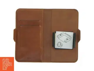 Lædercover til mobil fra Hama (str. 15 x 9 cm)