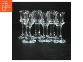Danske skibsglas fra Holmegaard (str. Ø 5 cm. længde, 12 cm)