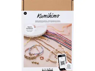 Start DIY Kit Kumihimo, Venskabsarmbånd, 1 pk.