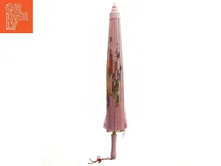 Sol Paraply med pink håndtag (str. 56 cm)