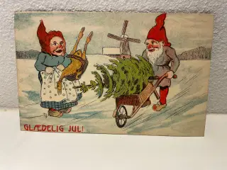 Julekort meget gammelt 1910