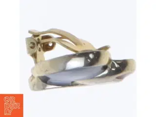 Hjerteformet ørering (str. 2,5 cm)
