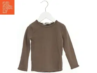 Brun rib Bluse fra H&M (str. 110 cm)