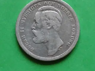 Svensk 1 krone 1889