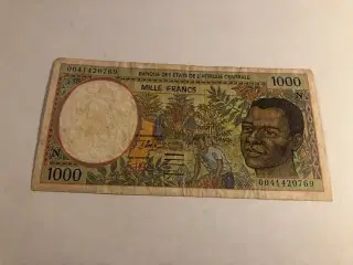 1000 Franc Central African States