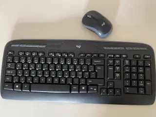 Trådløst tastatur og mus