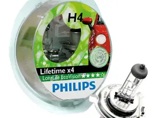 Philips LongLife EcoVision H4 60/55W 12V - Sæt