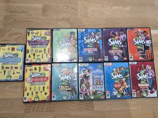 Sims 2 spil. Alle koder er vedlagt