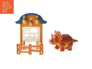 Dino Ranch Triceratops dinosaur med indhegning