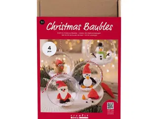 DIY Kit Julekugler, Modellering, 1 pk.