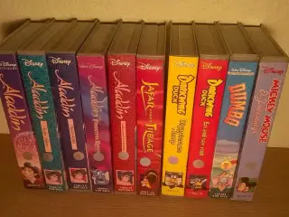 VHS Disney - tegnefilm