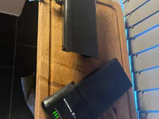Elcykel batteri og holder til batteriet