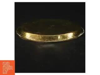 Messingfad med præget mønster (str. Ø. 15 cm)