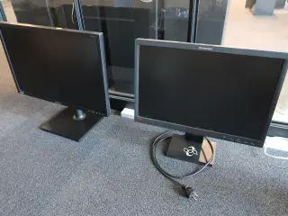 2 stk. 24" skærme LENOVO / SAMSUNG
