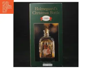 Holmegaard juleflaske 1989 (str. 18x9x7 cm)