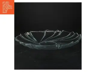 Glasfad fra Holmegaard (str. Ø. 39 cm)