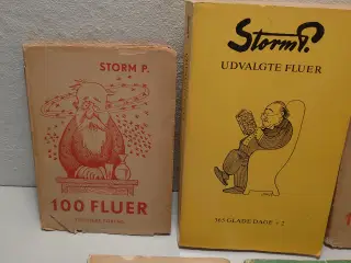Storm P: 5 stk "Fluebøger" 