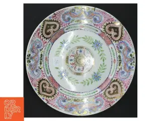 Orientalsk…..Dekorativ porcelænsvægplatte (str. 22 cm)