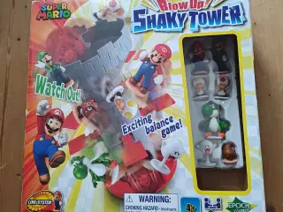 Super Mario Blow up Shaky Tower Brætspil