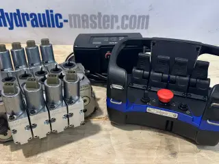 Walvoil DPX50 4 funktioner + radiofjernbetjening