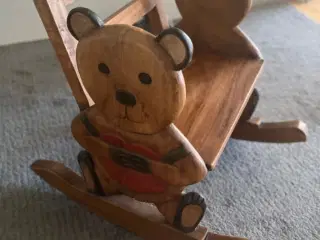 Træ gyngestol