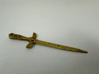 Messing brevåbner / brevkniv