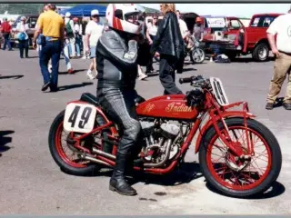 Motorcykel  INDIAN -  Foto 15 x 10 cm.